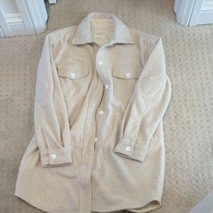 Jackson Rowe Cream Teddy Jacket